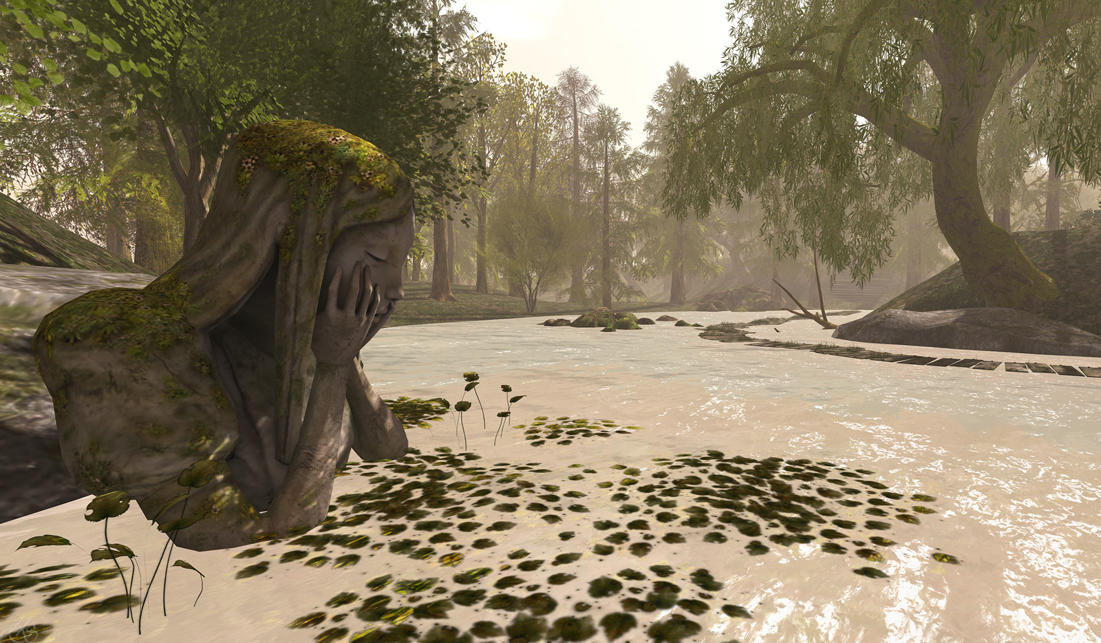 A lake area with walking trail. A favourite of mine!