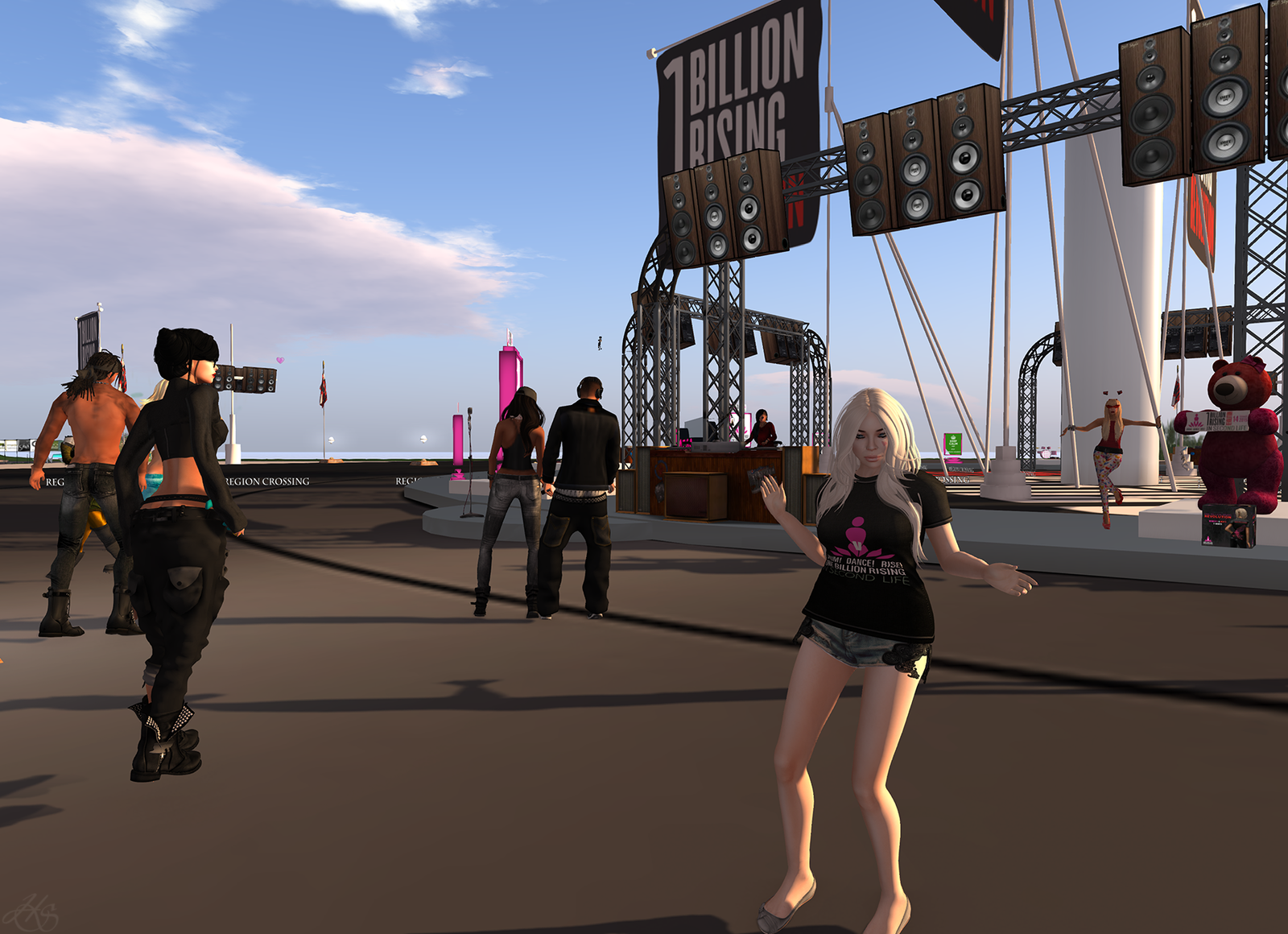 This mesh t-shirt is free at the event!